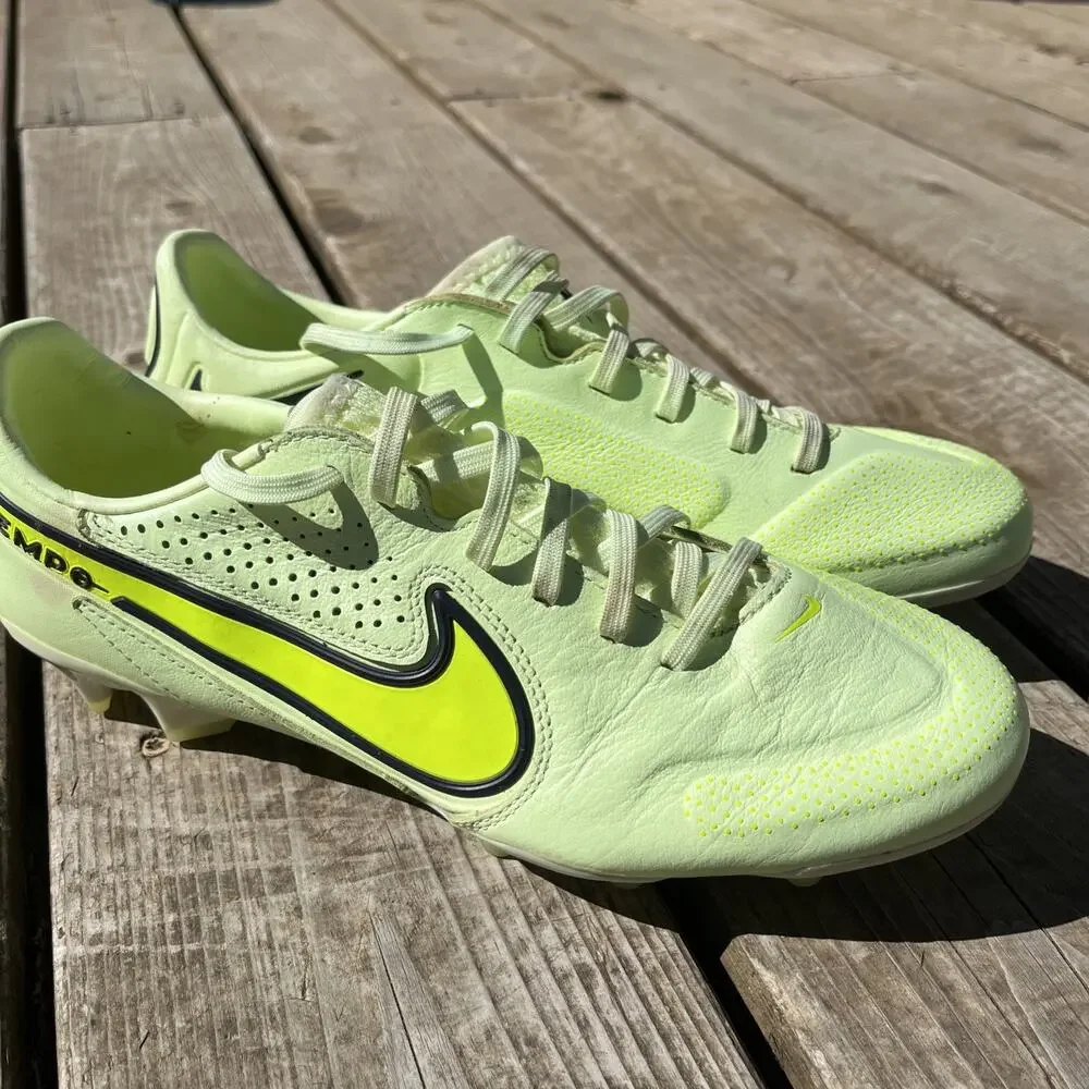 Men's Size 8 Nike Tiempo Legend 9 Elite SG-PRO P “Barely Green” FD0272-705